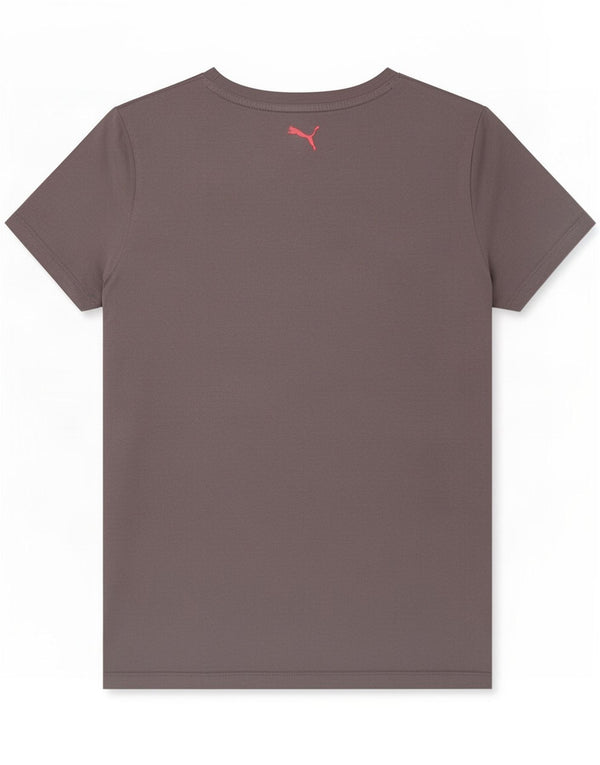 Tricou cu grafic Puma pentru femei Top UK 14 Medium Gri Bumbac