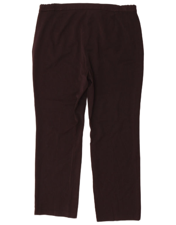 Marks & Spencer Pantaloni casual pentru femei cu talie înaltă UK 16 Large W38 L30 Negru