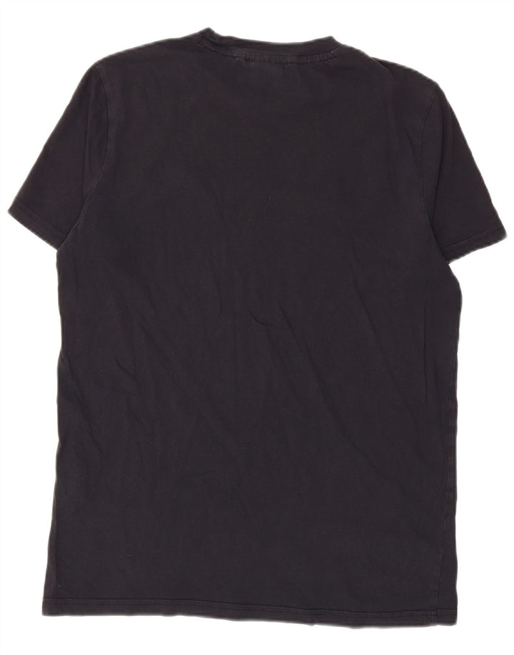 Tricou grafic pentru bărbați CHAMPION Top mic din bumbac bleumarin