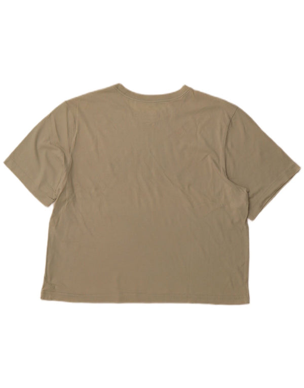 Tricou crop grafic pentru femei NIKE Top UK 14 Medium Green