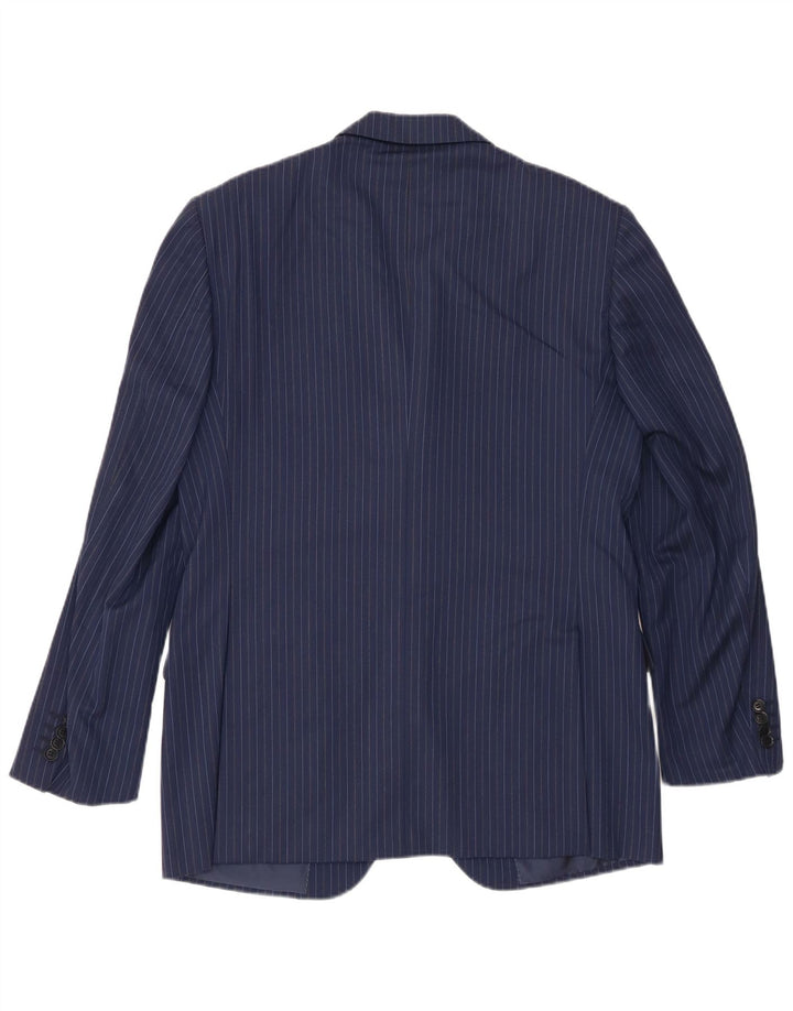 Blazer pentru bărbați Pal Zileri, cu 3 nasturi, IT 50, mare, bleumarin, cu dungi