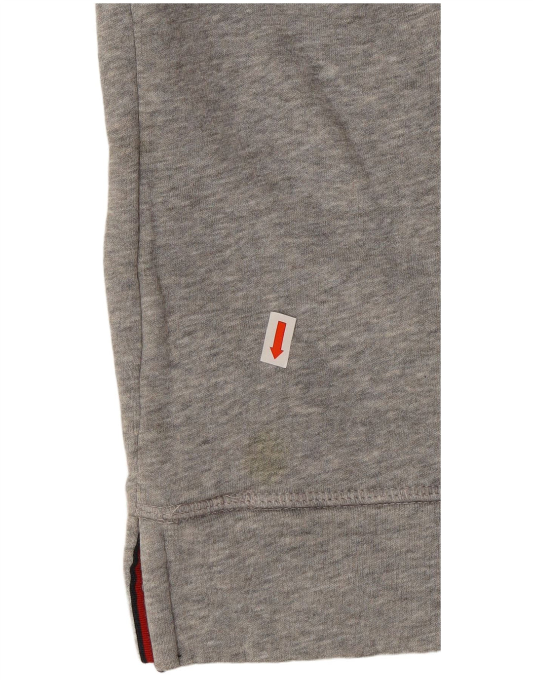 TOMMY HILFIGER Pulover supradimensionat cu capota cu grafic pentru femei UK 14 Medium Gri