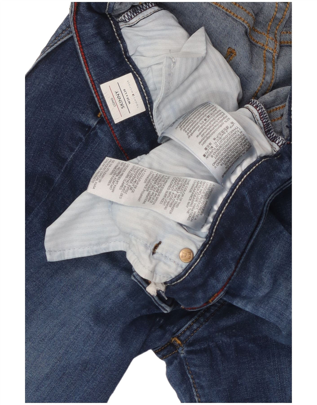 TOMMY HILFIGER Blugi pentru femei Como Skinny W28 L30 Bumbac albastru