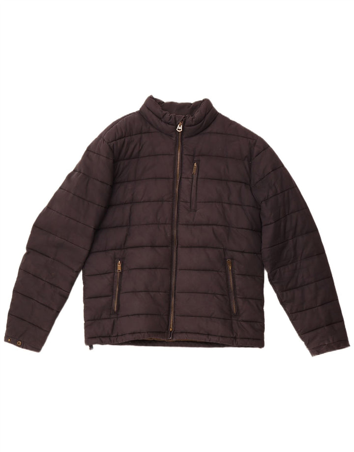 Jachetă căptușită pentru bărbați Fat Face UK 40, mare, negru, bumbac