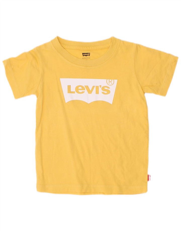 Tricou grafic Levi's pentru baieti Top 2-3 ani galben
