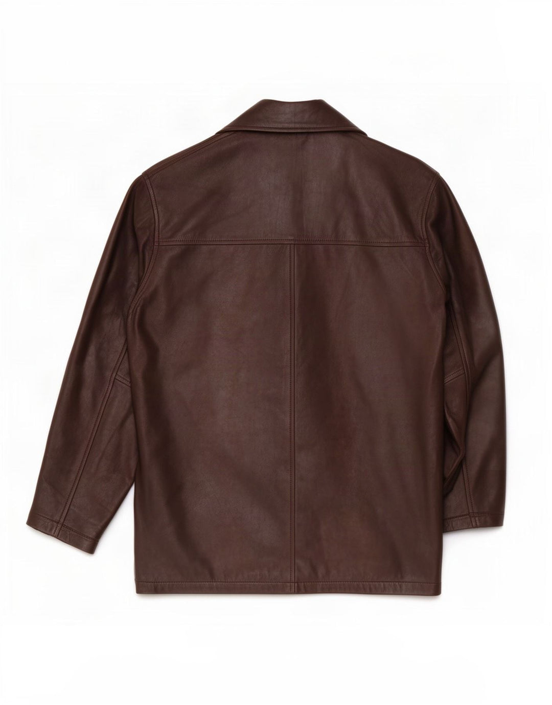Jachetă de piele vintage pentru bărbați UK 42 XL maro