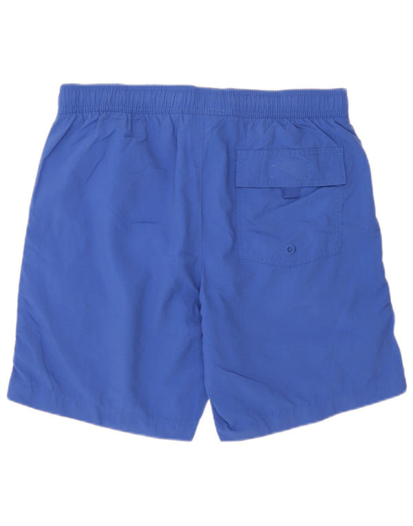 Pantaloni scurți de înot cu grafică Champion pentru bărbați, poliamidă mică, albastră