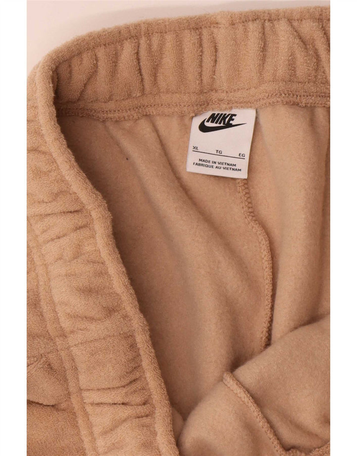 Pantaloni de trening din Velour Nike pentru bărbați Pantaloni de jogging XL Bej Poliester