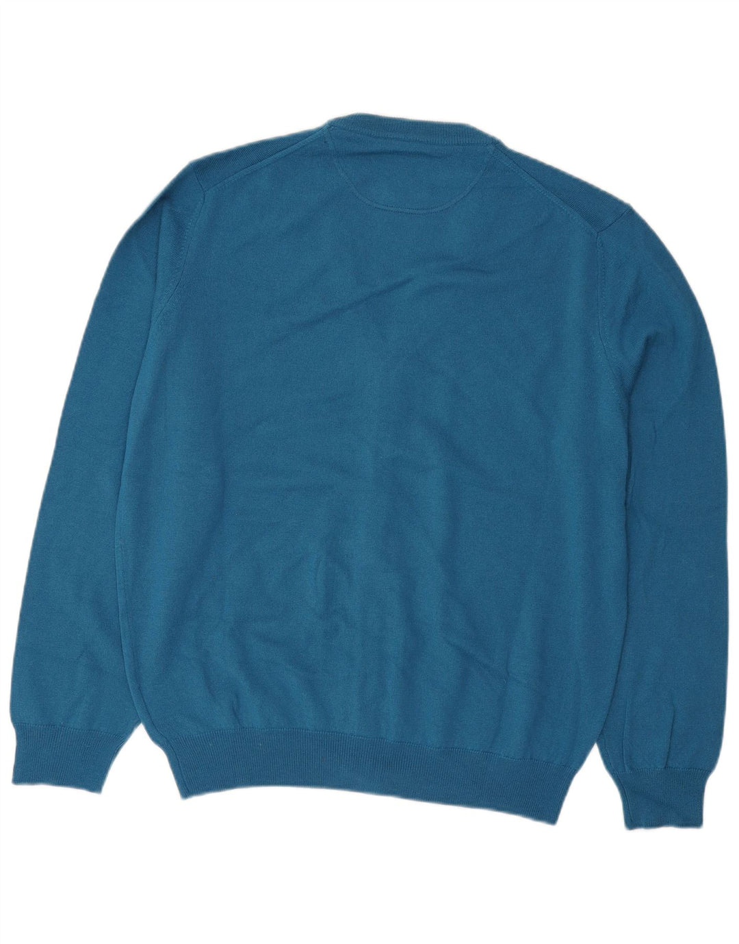 MARINA YACHTING Mens Cardigan Sweater 2XL Blue Wool