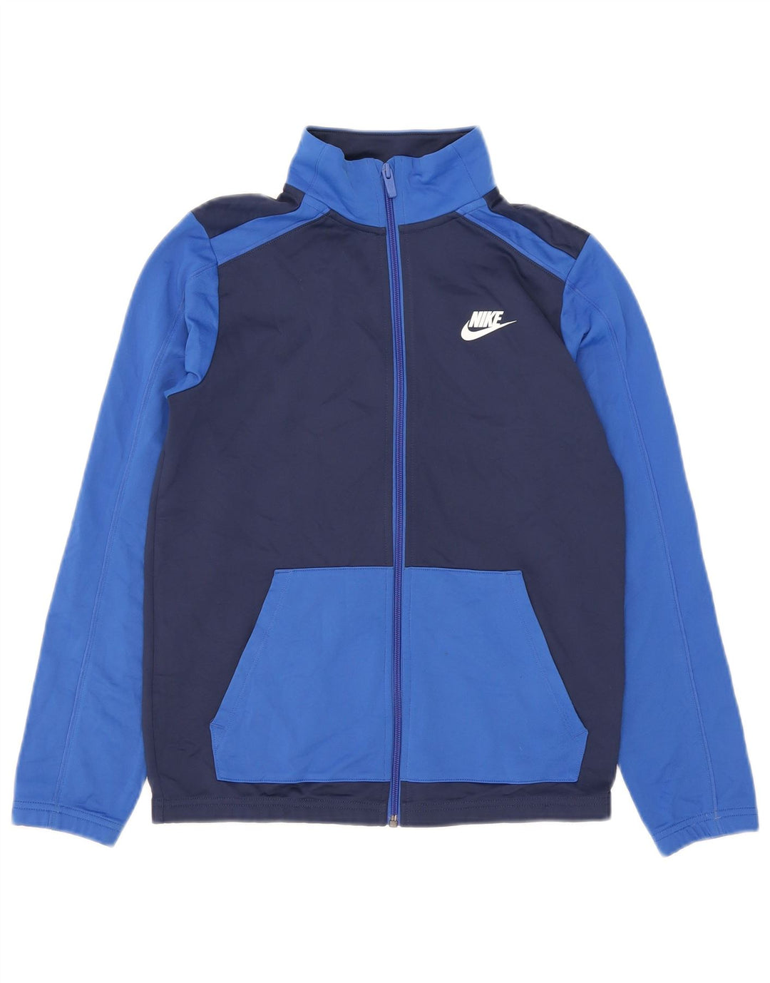 Jachetă de top pentru trening Nike pentru băieți 12-13 ani, mare, bleumarin, color block