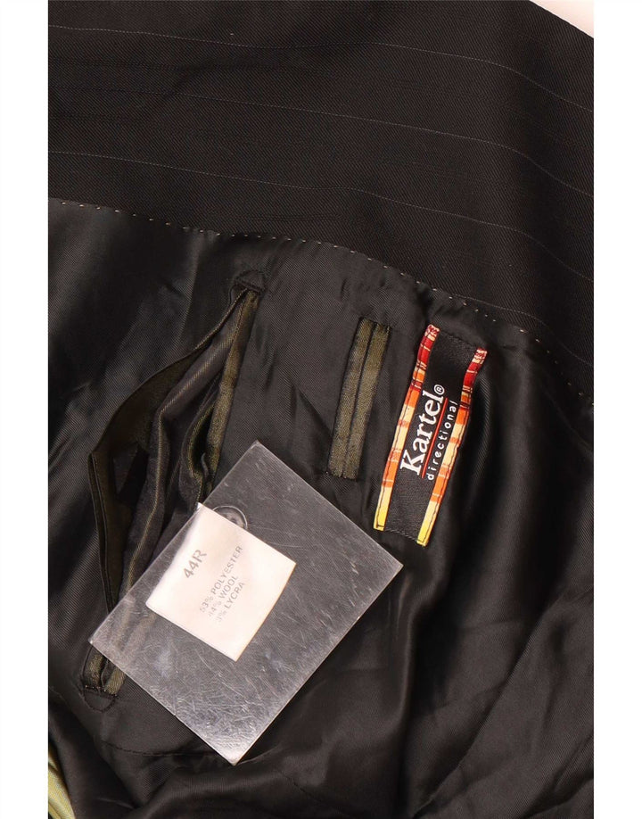 Jachetă pentru bărbați Kartel cu 2 nasturi, UK 44 2XL, poliester cu dungi negre