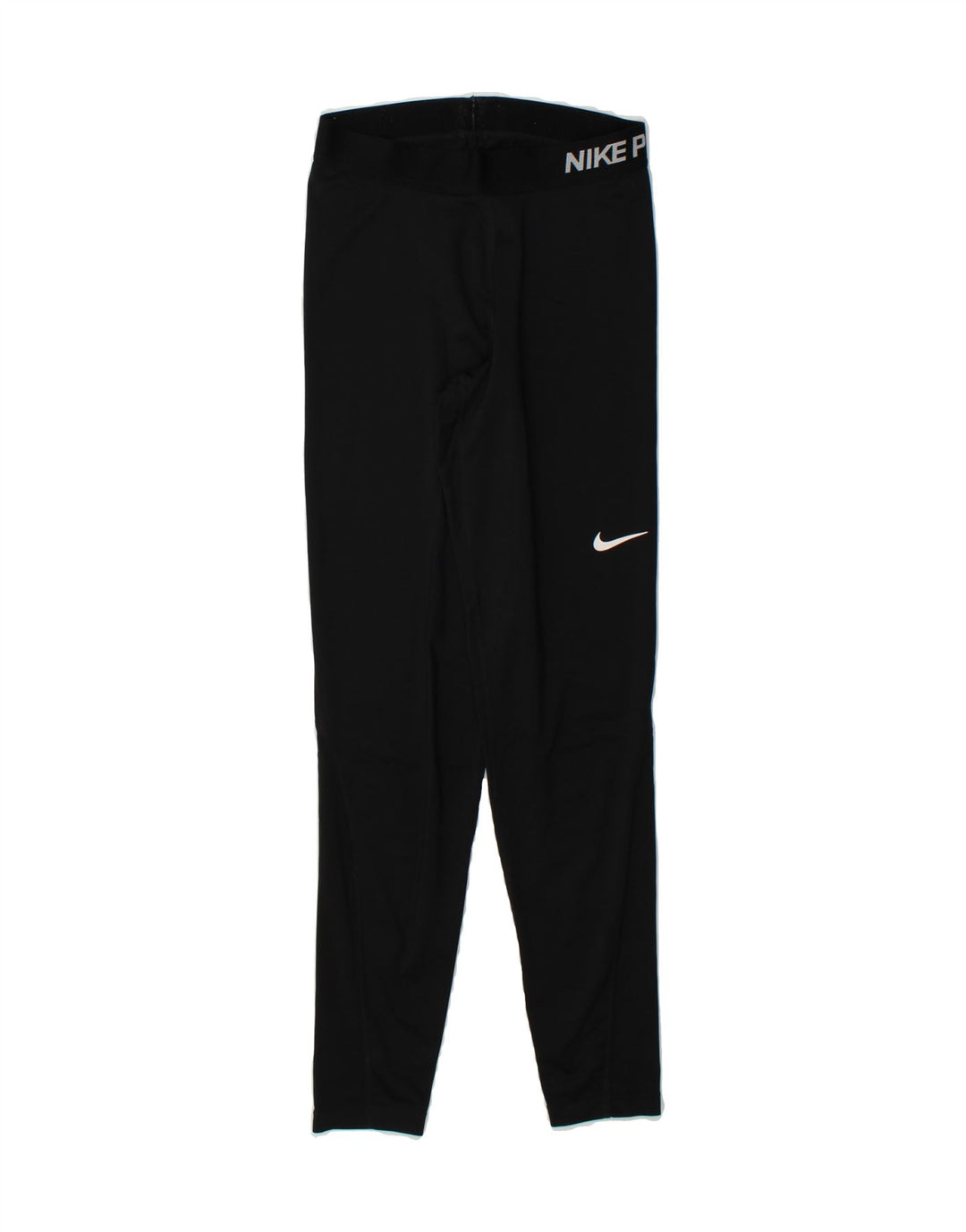 NIKE Womens Dri Fit Graphic Leggings UK 10 Small  Black Vintage Nike and Second-Hand Nike from Messina Hembry 