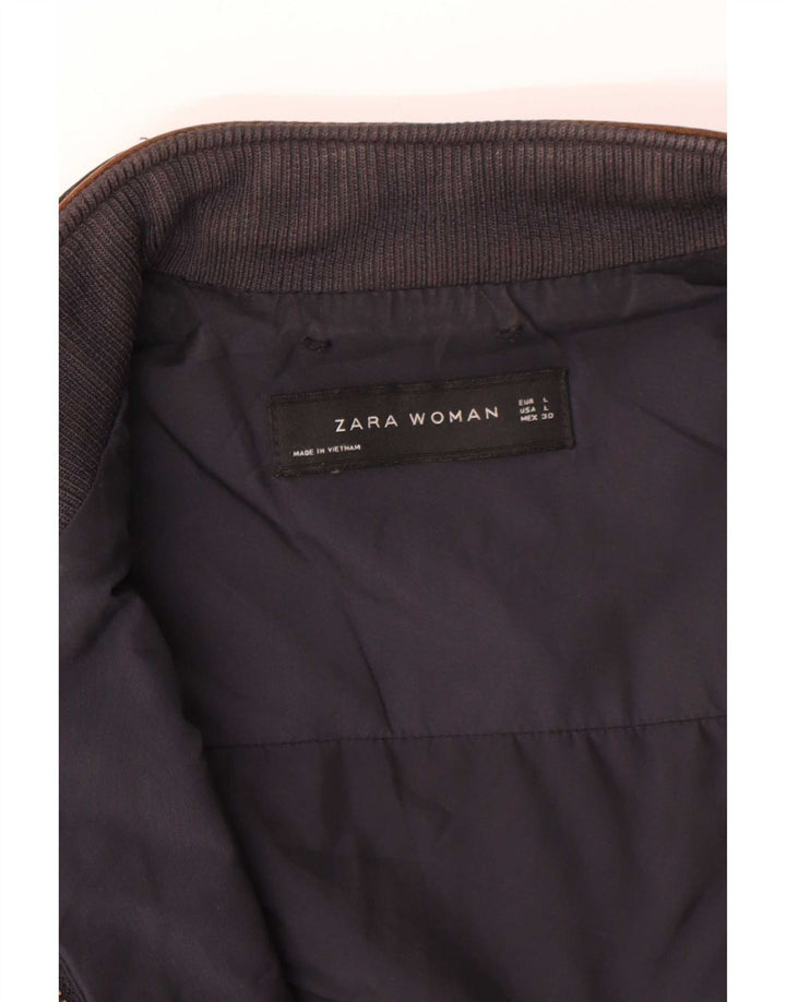 Gilet matlasat pentru femei Zara UK 14, mare, bleumarin