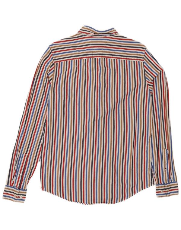 Cămașă pentru bărbați Tommy Hilfiger Slim Fit XS, bumbac cu dungi multicolore