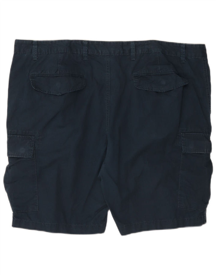 Pantaloni scurți cargo pentru bărbați Marks & Spencer W44 2XL bumbac bleumarin