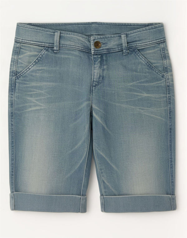 Bermude Benetton pentru femei IT 42 Medium W30 Bumbac albastru