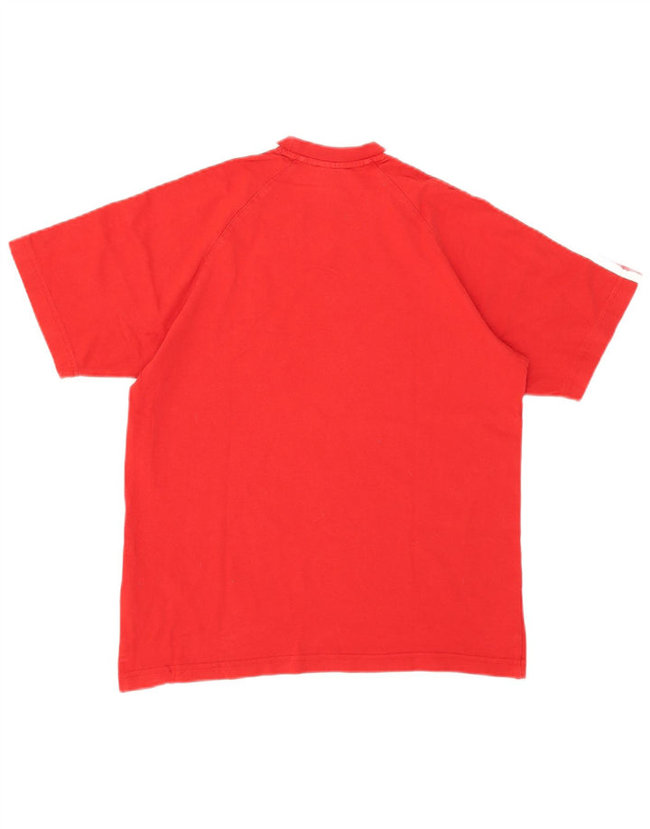 Tricou pentru bărbați Adidas Top mic, roșu, bumbac