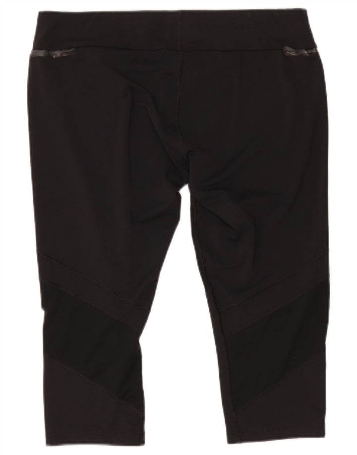 Leggings Capri Asics pentru femei UK 18 XL poliester negru