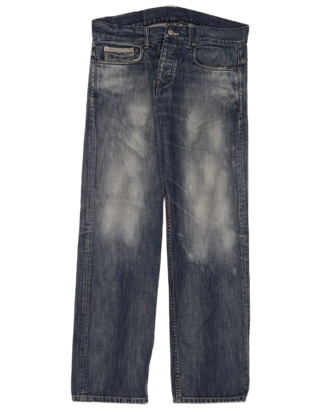 Blugi largi pentru bărbați Armani Exchange L32 L32 Bumbac albastru