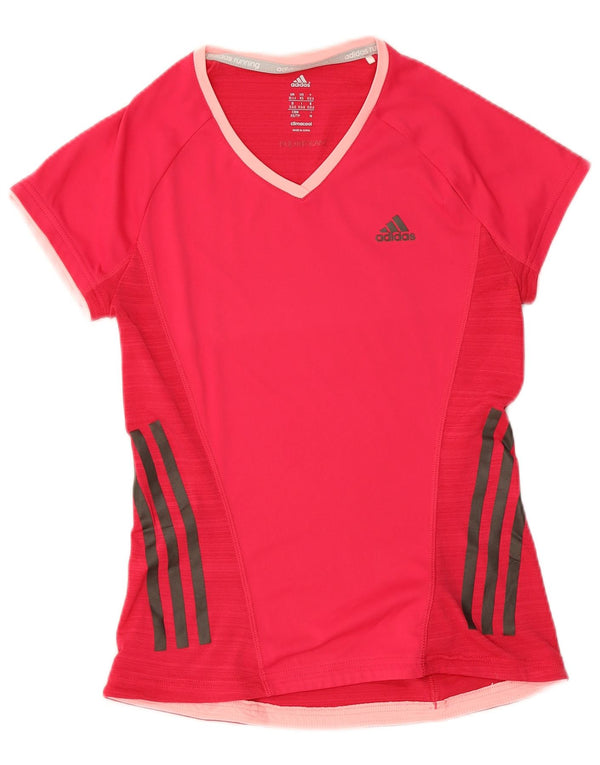 Tricou Adidas Climacool pentru femei Top UK 4/6 XS roz poliester