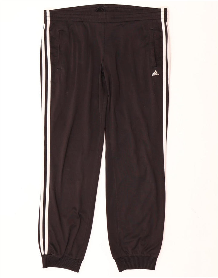 Pantaloni de trening pentru femei ADIDAS Joggeri UK 12/14 Poliester mediu negru