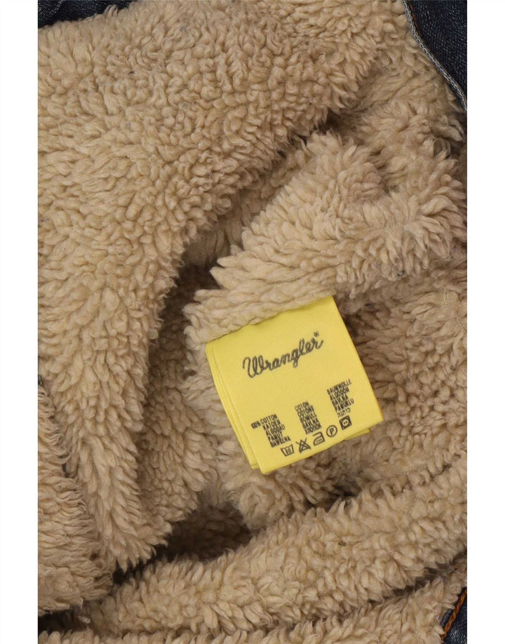 Jachetă de denim pentru bărbați Wrangler UK 40, mare, albastru, bumbac