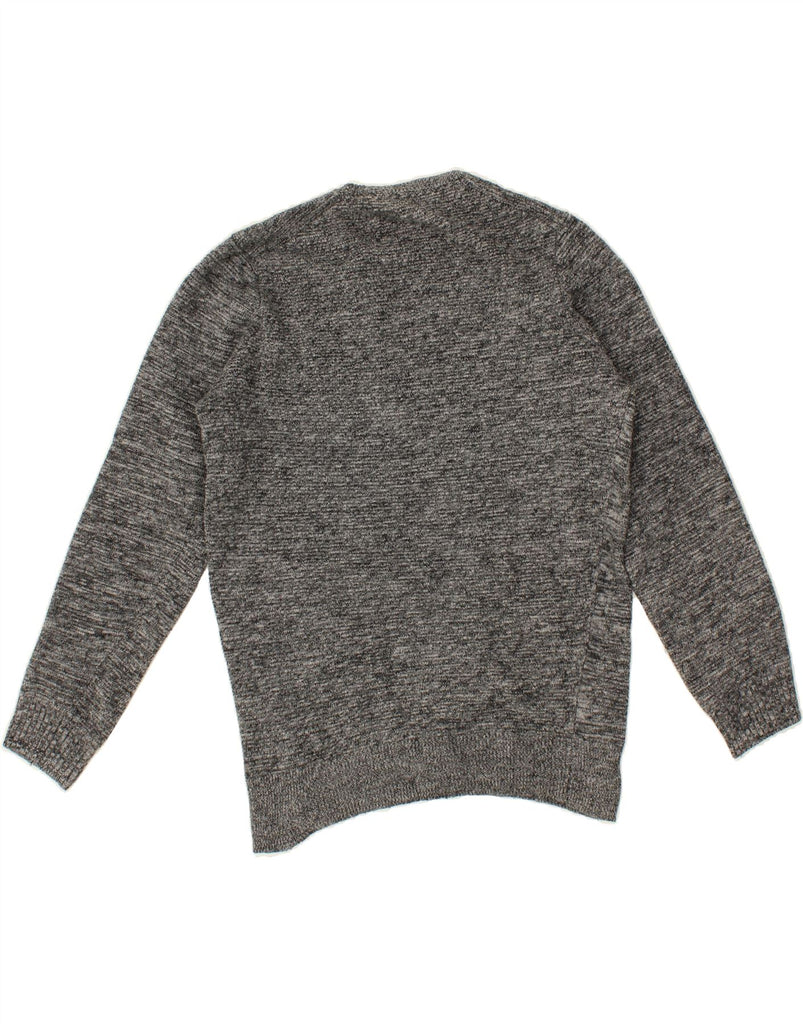 BEN SHERMAN Womens Crew Neck Jumper Sweater UK 16 Large Grey Merino Wool Vintage Ben Sherman and Second-Hand Ben Sherman from Messina Hembry 