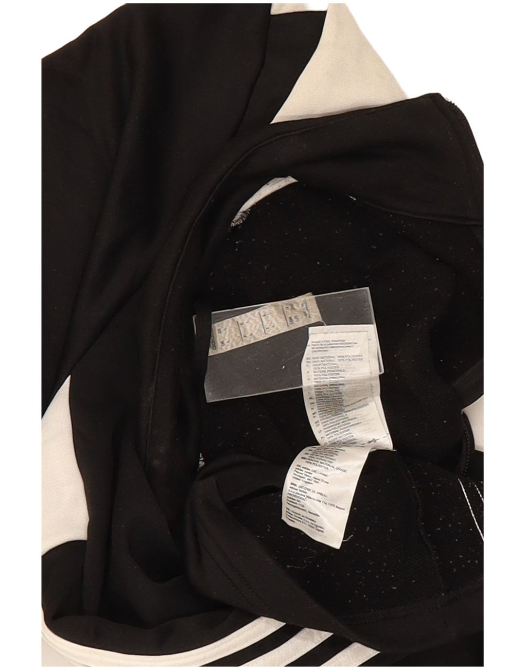 Jachetă de trening pentru bărbați Adidas, mare, negru, poliester bloc de culoare