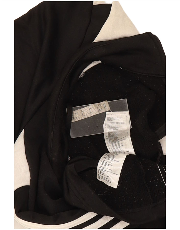 Jachetă de trening pentru bărbați Adidas, mare, negru, poliester bloc de culoare