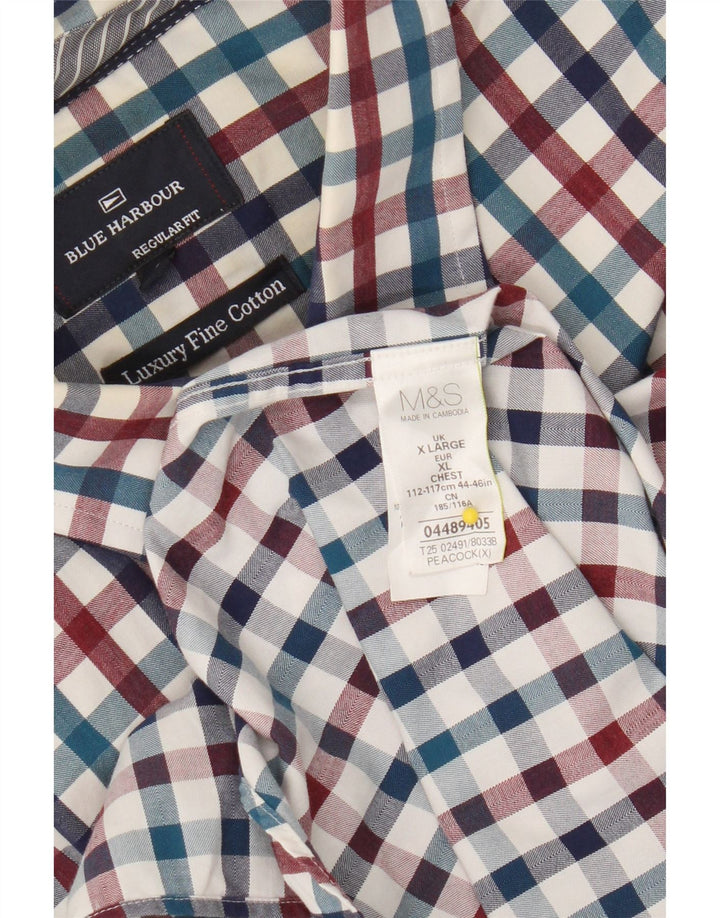 Cămașă pentru bărbați Marks & Spencer Blue Harbour XL, multicoloră