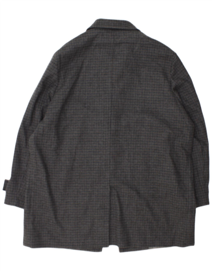 Palton pentru bărbați Marks & Spencer UK 44 2XL Lână gri Houndstooth
