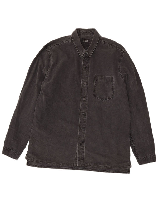 Cămașă de blugi pentru bărbați Levi's XL bumbac gri