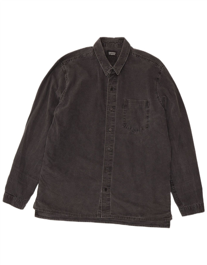 Cămașă de blugi pentru bărbați Levi's XL bumbac gri