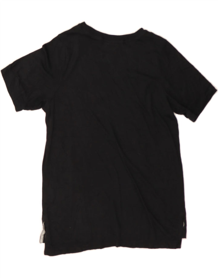 NIKE Womens Graphic T-Shirt Top UK 10 Small Black Polyester Vintage Nike and Second-Hand Nike from Messina Hembry 