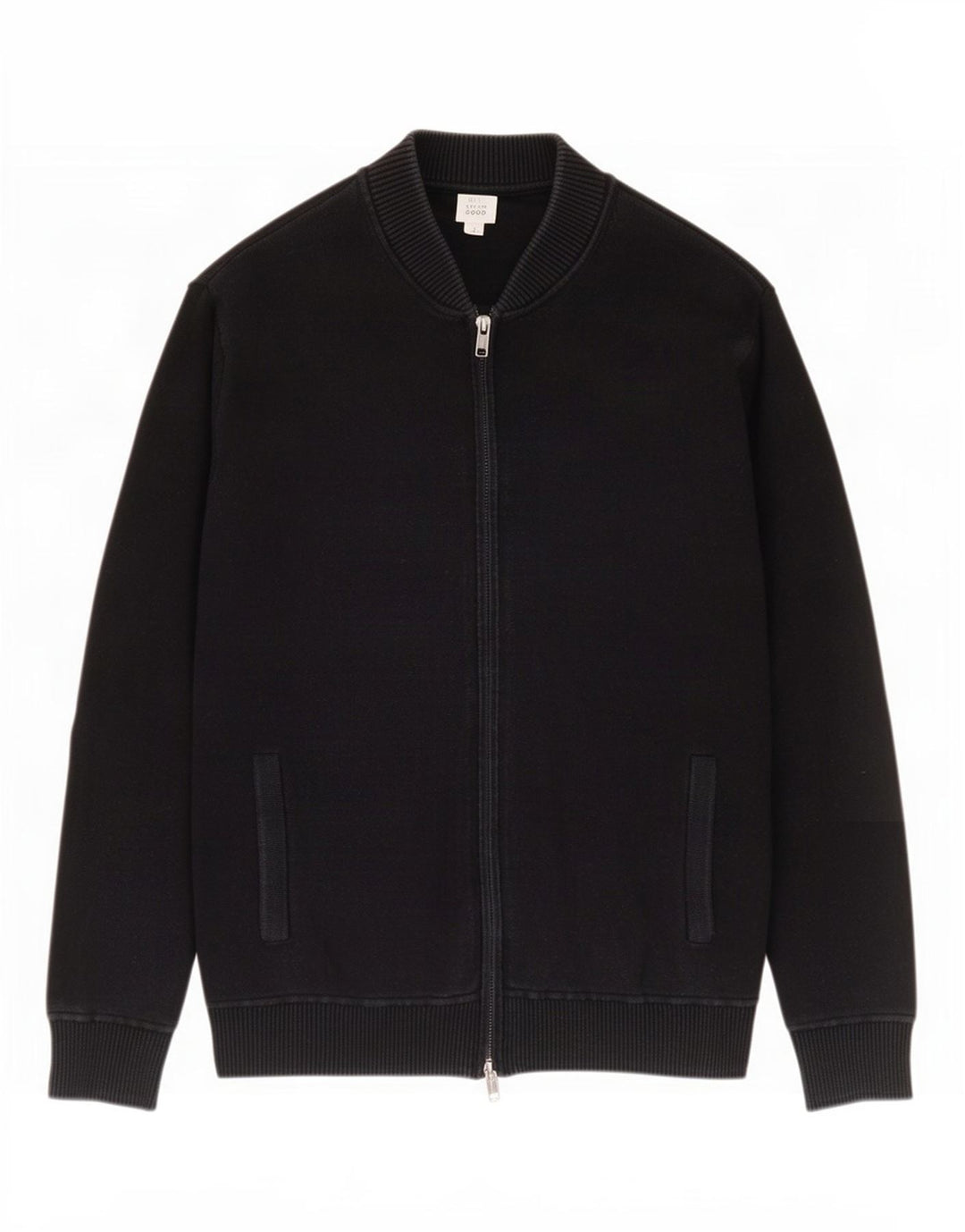 Pulover cardigan pentru bărbați Gap, bumbac mediu negru