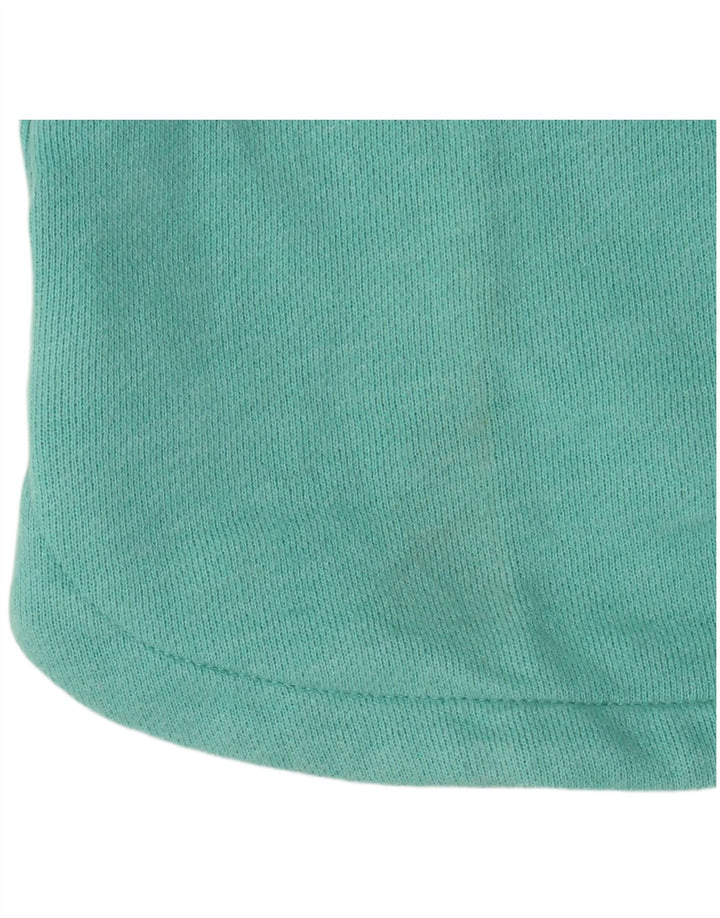 Pulover supradimensionat pentru femei IZOD UK 18 XL bumbac turcoaz