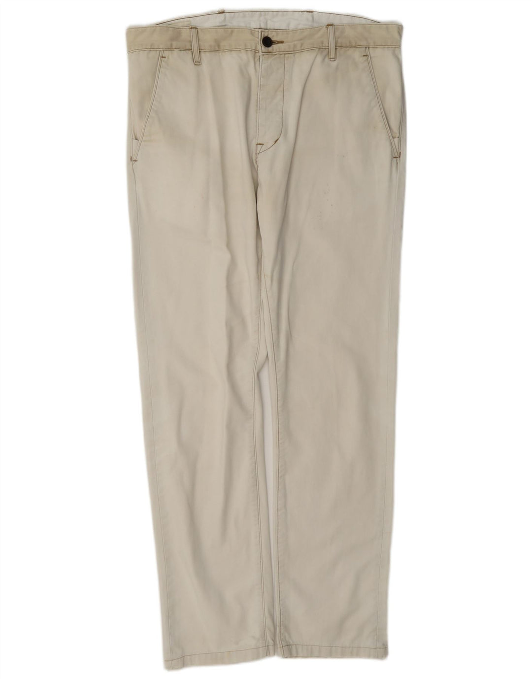 Pantaloni chino drepti pentru bărbați Levi's W38 L32 alb