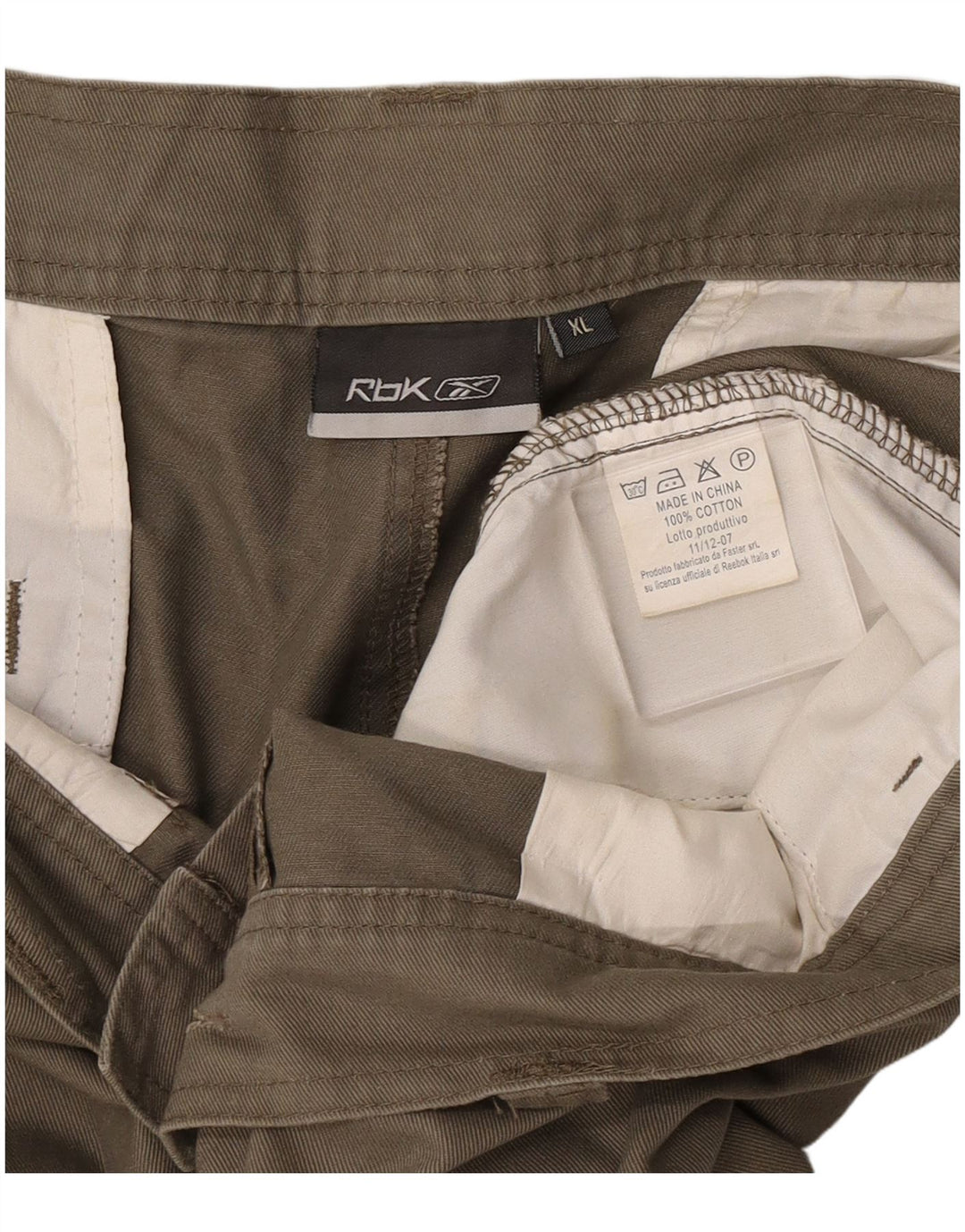 Pantaloni scurti cargo pentru bărbați Reebok XL W38 bumbac kaki