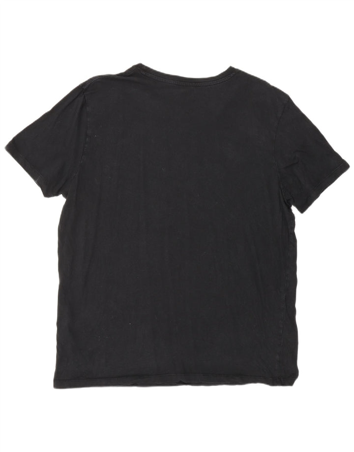 Tricou grafic Jack & Jones pentru bărbați Top 2XL bumbac negru