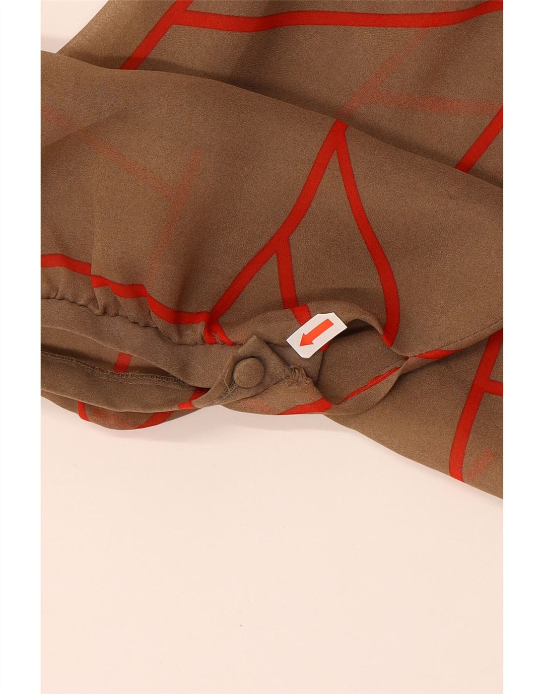 EXCLUSIV Rochie A-Line cu mânecă lungă pentru femei EU 40 Maro Mediu Geometric