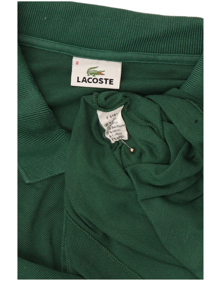 Tricou polo pentru bărbați LACOSTE Mărimea 8 3XL Bumbac verde