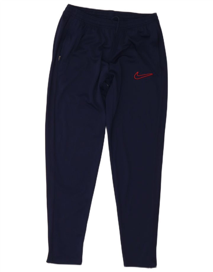 Pantaloni de trening Nike Dri Fit pentru bărbați, poliester mediu albastru bleumarin