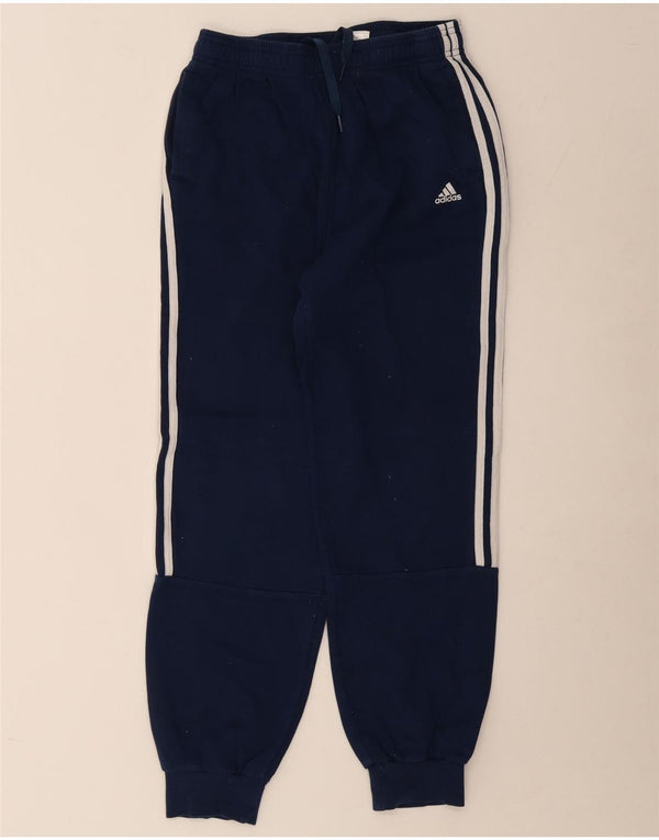 Pantaloni de trening Adidas Băieți Pantaloni de jogging 13-14 ani Bumbac bleumarin