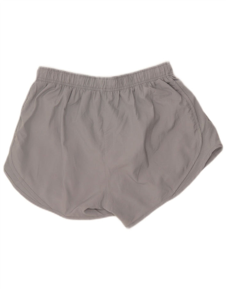 Pantaloni scurti sport NIKE Dri Fit pentru femei UK 14, mari, gri