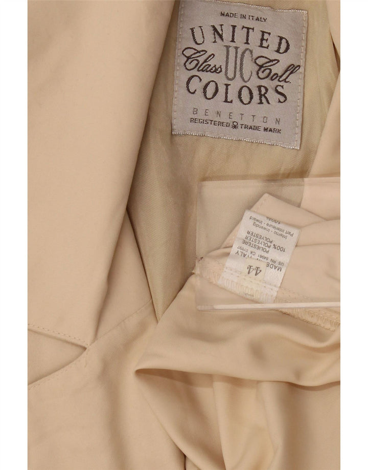 Top cardigan cu lungă supradimensionată pentru femei Benetton IT 44 Bej mediu