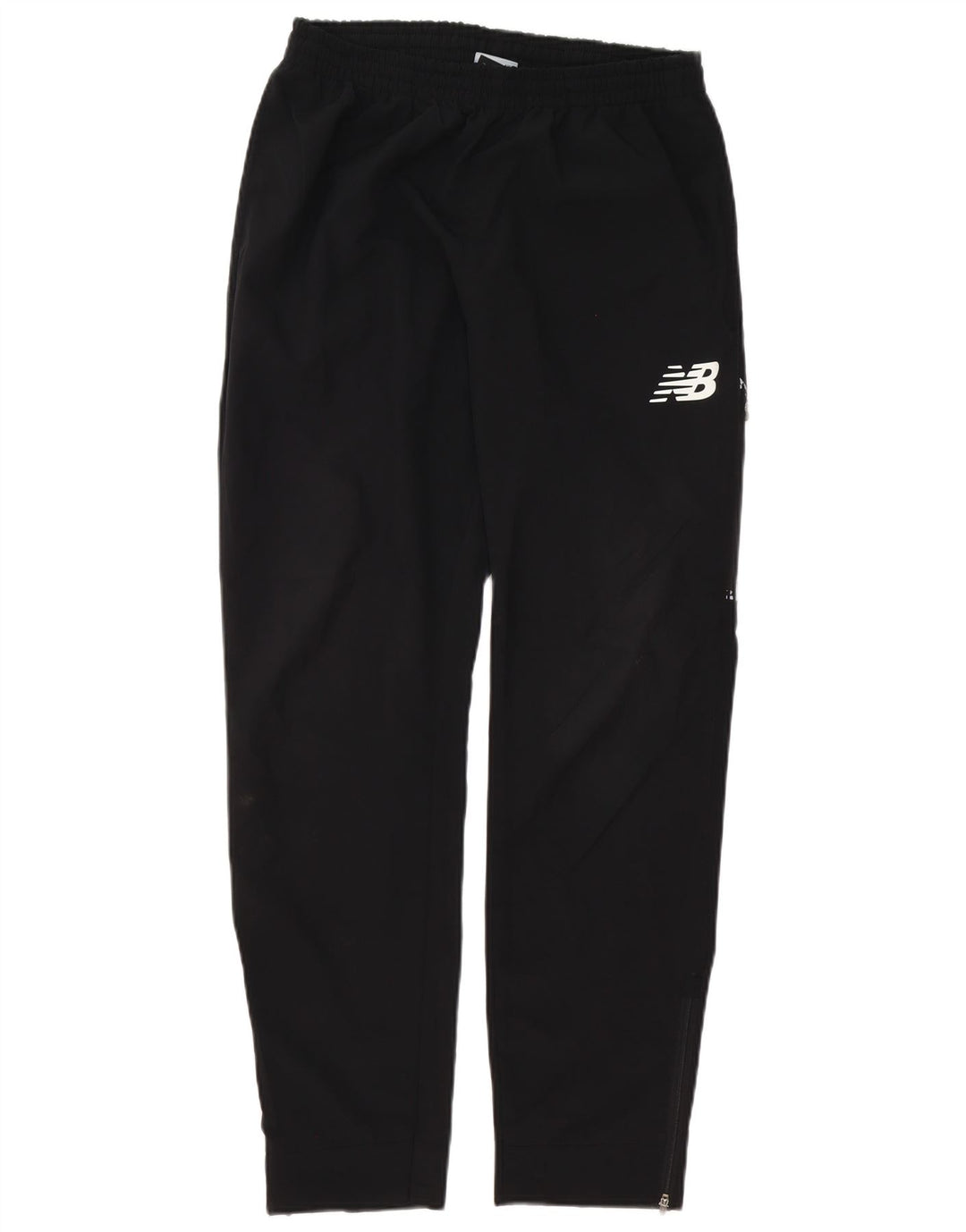 Pantaloni de trening New Balance pentru bărbați, poliester mediu negru