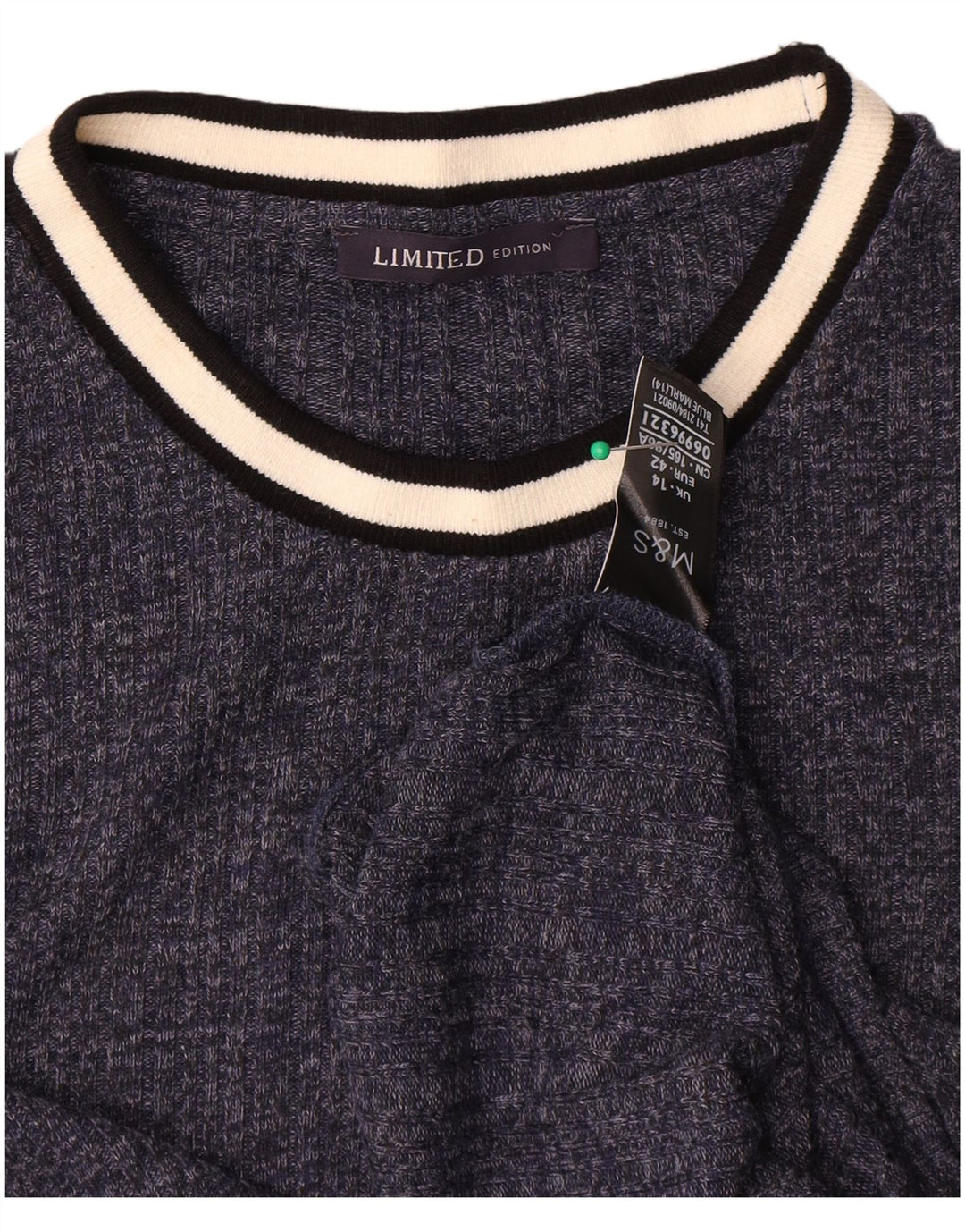 Tricou pentru femei Marks & Spencer Top UK 14 Medium Bleumarin Flecked