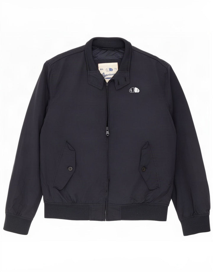 Americanino Bomber Jacket pentru bărbați Marea Britanie 36 Poliamidă bleumarin mică