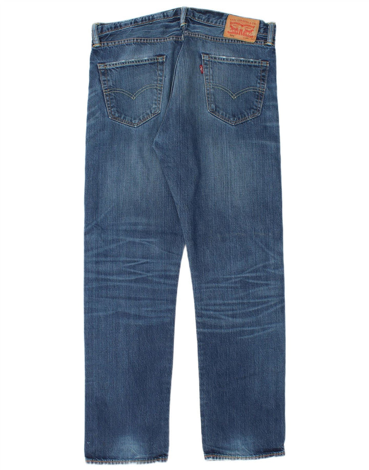 Blugi drepti pentru bărbați Levi's 504 W34 L32 Bumbac albastru