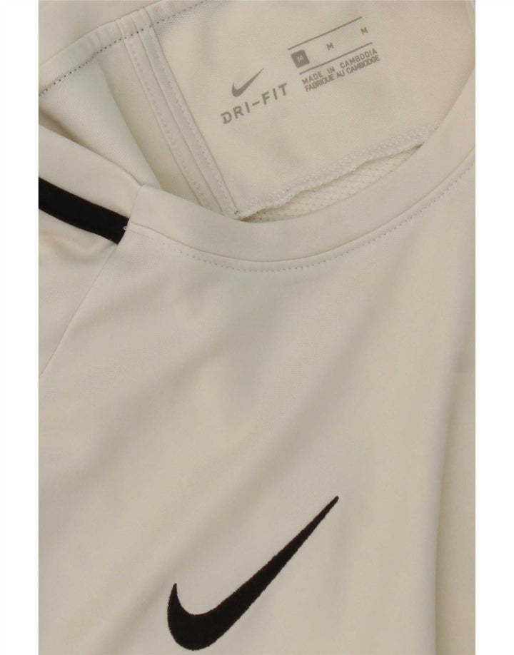 Tricou pentru bărbați Nike Dri Fit Top Mediu Alb
